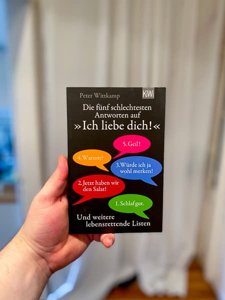 Cover von Die 5 schlechtesten Antworten auf "Ich liebe dich"